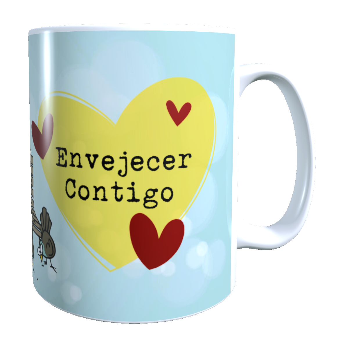 Taza Frases San Valentín / Envejecer Contigo