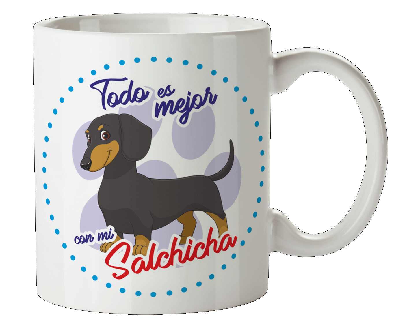 Taza Personalizada con Nombre de Mascota, GATOS Y PERROS