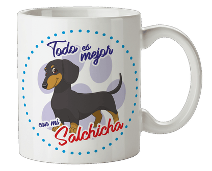 Taza Personalizada con Nombre de Mascota, GATOS Y PERROS