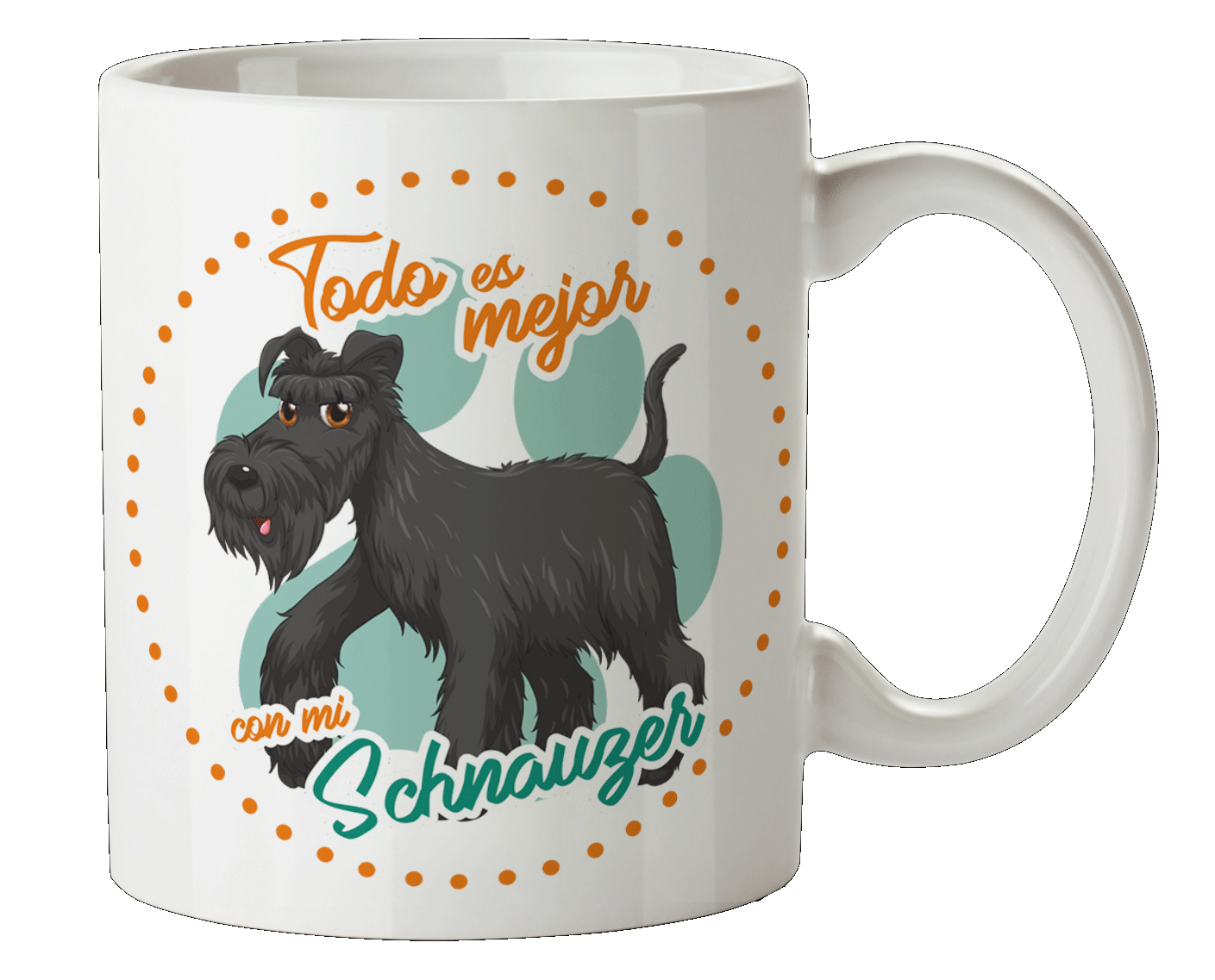 Taza Personalizada con Nombre de Mascota, GATOS Y PERROS