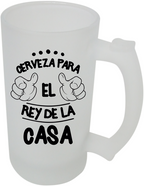 Vaso Cervecero Schopero Personalizado Con Frase, Foto o Imagen 500cc
