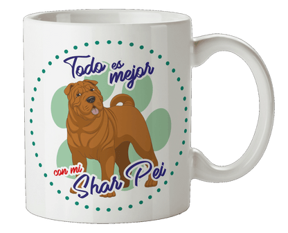 Taza Personalizada con Nombre de Mascota, GATOS Y PERROS