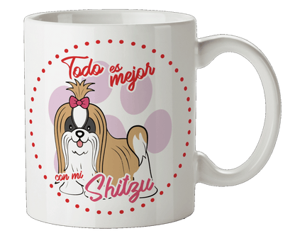 Taza Personalizada con Nombre de Mascota, GATOS Y PERROS