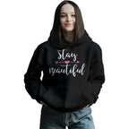 Poleron Canguro con Capucha Taylor Swift - STAY BEAUTIFUL (100% Algodon)