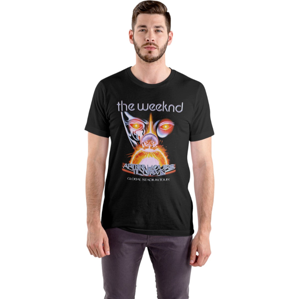 Polera UNISEX The Weeknd / Afters Hours Til Dawn Tour 100% Algodón