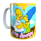 Taza Frases San Valentín / Los Simpson / Soy Un Desastre...