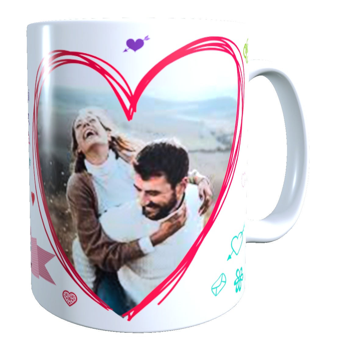Taza Personalizada con Foto, POR SI ME OLVIDÉ... TE AMO San Valentín