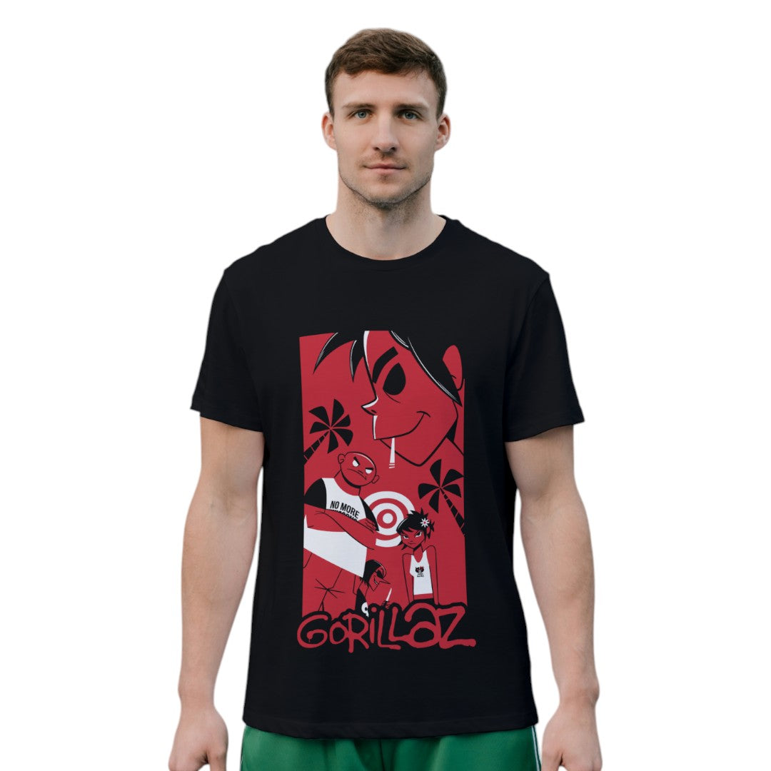 Polera UNISEX Gorillaz 100% Algodón