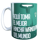 Taza Personalizado con Apellido y Numero, Diseño WANDERERS