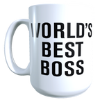 Taza - Tazón GRANDE 15 Onzas The Office - World's Best Boss