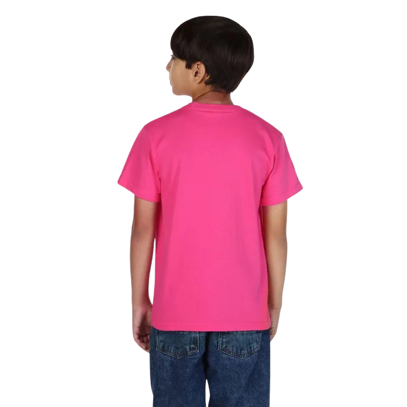 Polera Infantil Unisex Lisa Algodón 100% Premium Manga Corta Nacional Hq