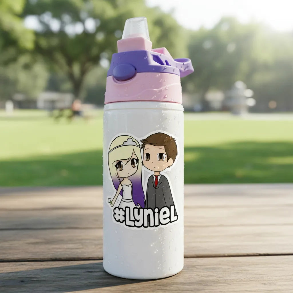 Botella Escolar Lyna Vallejos, Youtuber Roblox 500 ml
