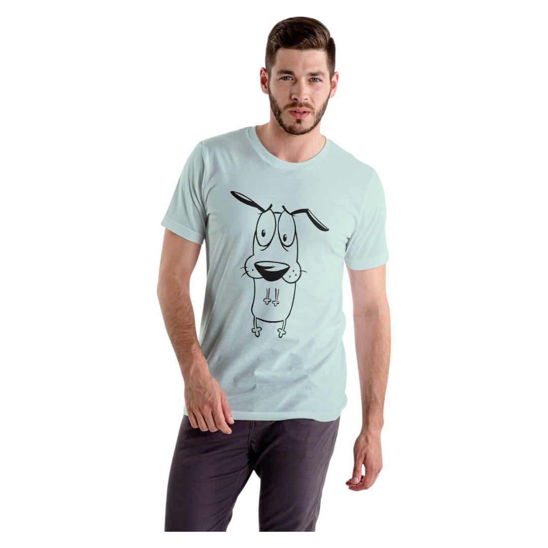 Polera Coraje el Perro Cobarde / Coraje Cobarde - Diseño 2 (100% Algodón)
