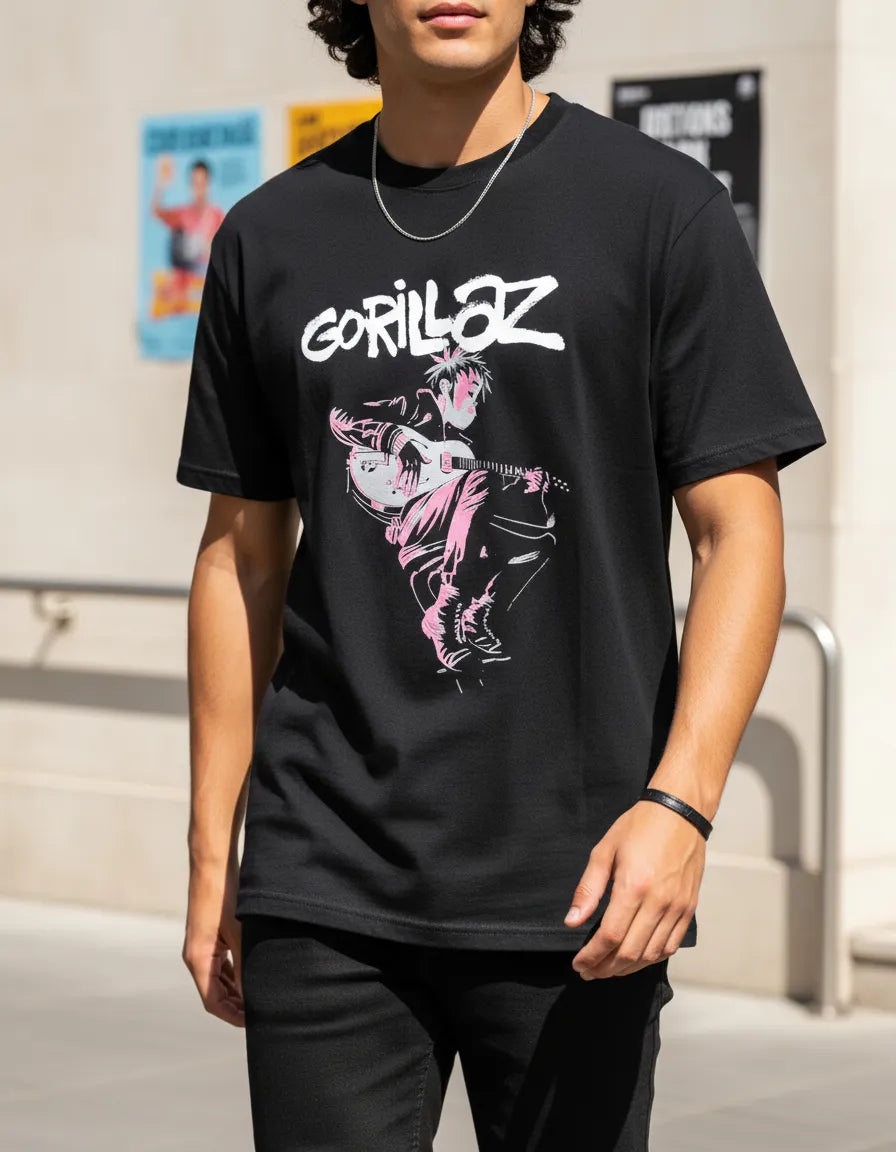 LIQUIDACIÓN Polera Gorillaz 100% Algodón