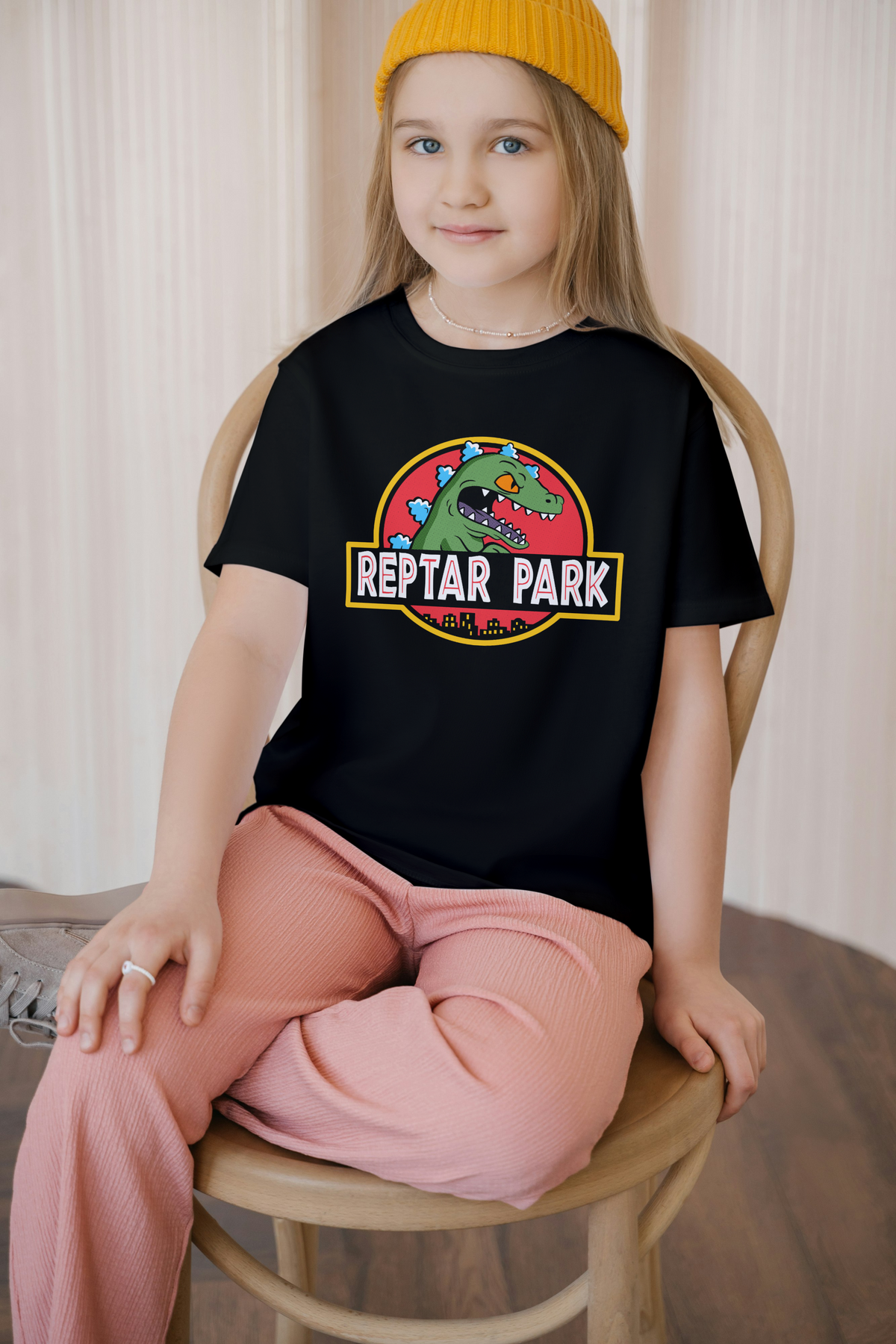 LIQUIDACIÓN Polera INFANTIL Reptar Jurassic Park Rugrats 100% Algodón