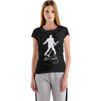 Polera MUJER Elvis Presley Silueta 100% Algodón