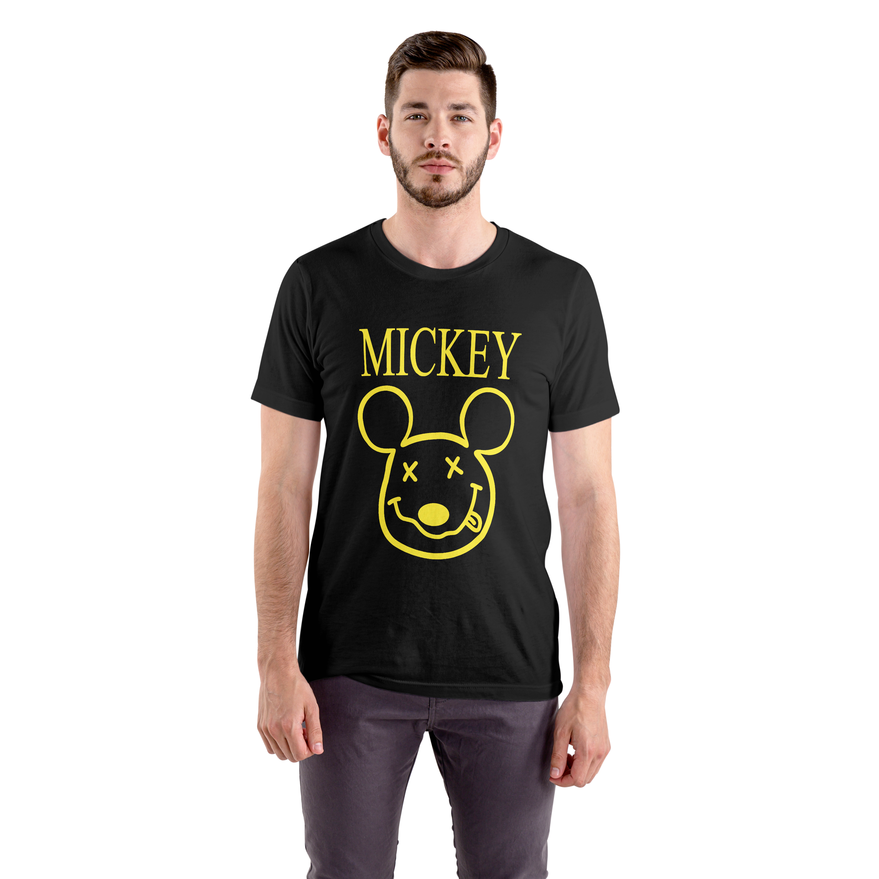 Polera UNISEX Mickey Mouse / Nirvana 100% Algodón