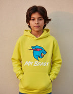 Poleron Canguro con Capucha Mr Beast / Youtuber 100% Algodón