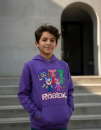 Poleron Canguro con Capucha Piggy / Roblox Gamer 100% Algodón