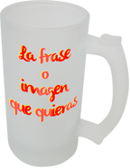 Vaso Cervecero Schopero Personalizado Con Frase, Foto o Imagen 500cc