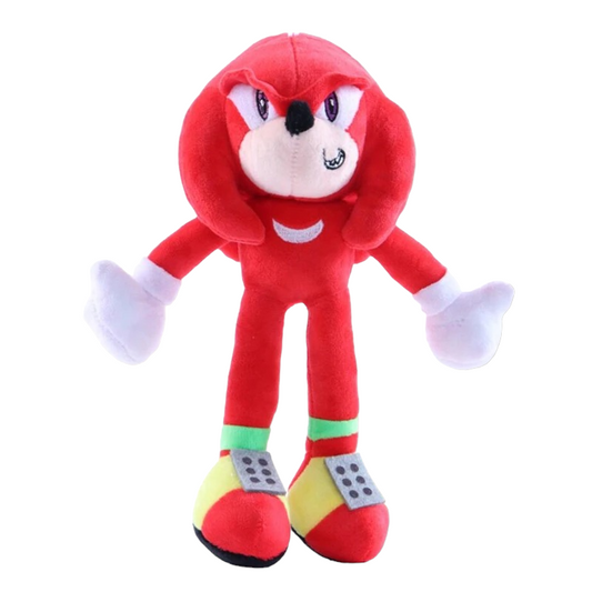 Peluche KNUCKLES NUDILLOS de Sonic The Hedgehog / videojuego (27cm)