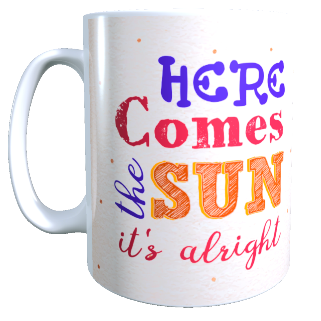 Taza - Tazón The Beatles- Here Comes The Sun..