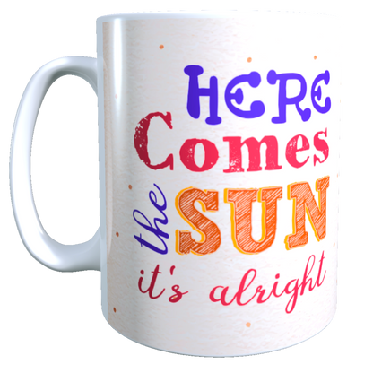 Taza - Tazón The Beatles- Here Comes The Sun..
