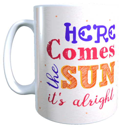 Taza - Tazón The Beatles- Here Comes The Sun..