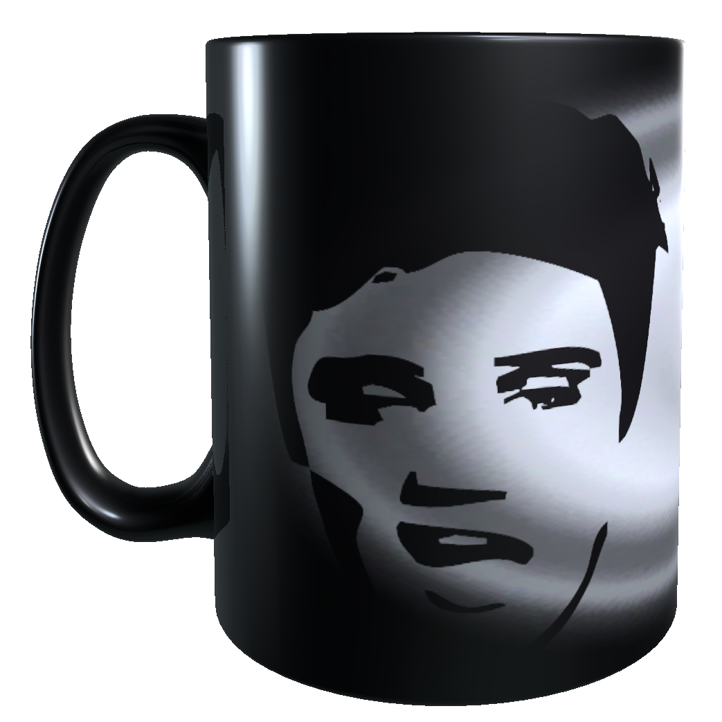 Taza - Tazón MAGICO Cambia Color - Elvis Presley (cara)