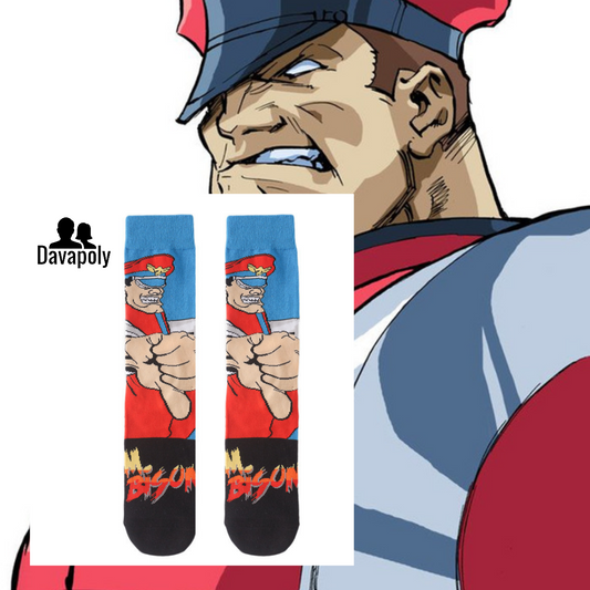 M. Bison (STREET FIGHTER) - Calcetines Largos