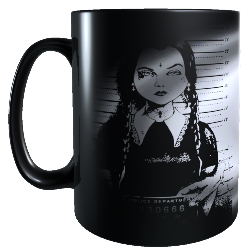 Taza - Tazón MAGICO Cambia Color - Merlina / Familia Addams