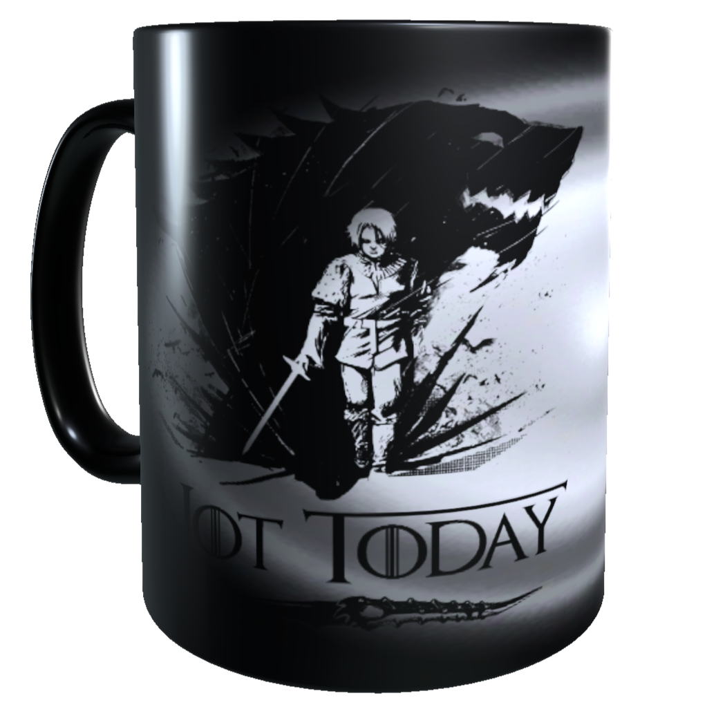 Taza - Tazón MAGICO Cambia Color - Game Of thrones / Arya Stark - Not Today