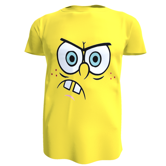 Polera Bob Esponja (ANGRY) (100% algodón)