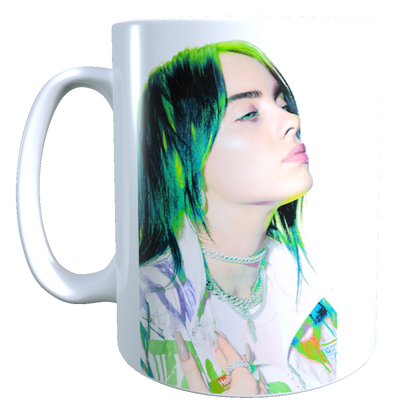 Taza  - Tazón Billie Eilish - Bad Guy (Con codigo Spotify)