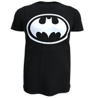 Polera Batman / Escudo Blanco (100% Algodón)