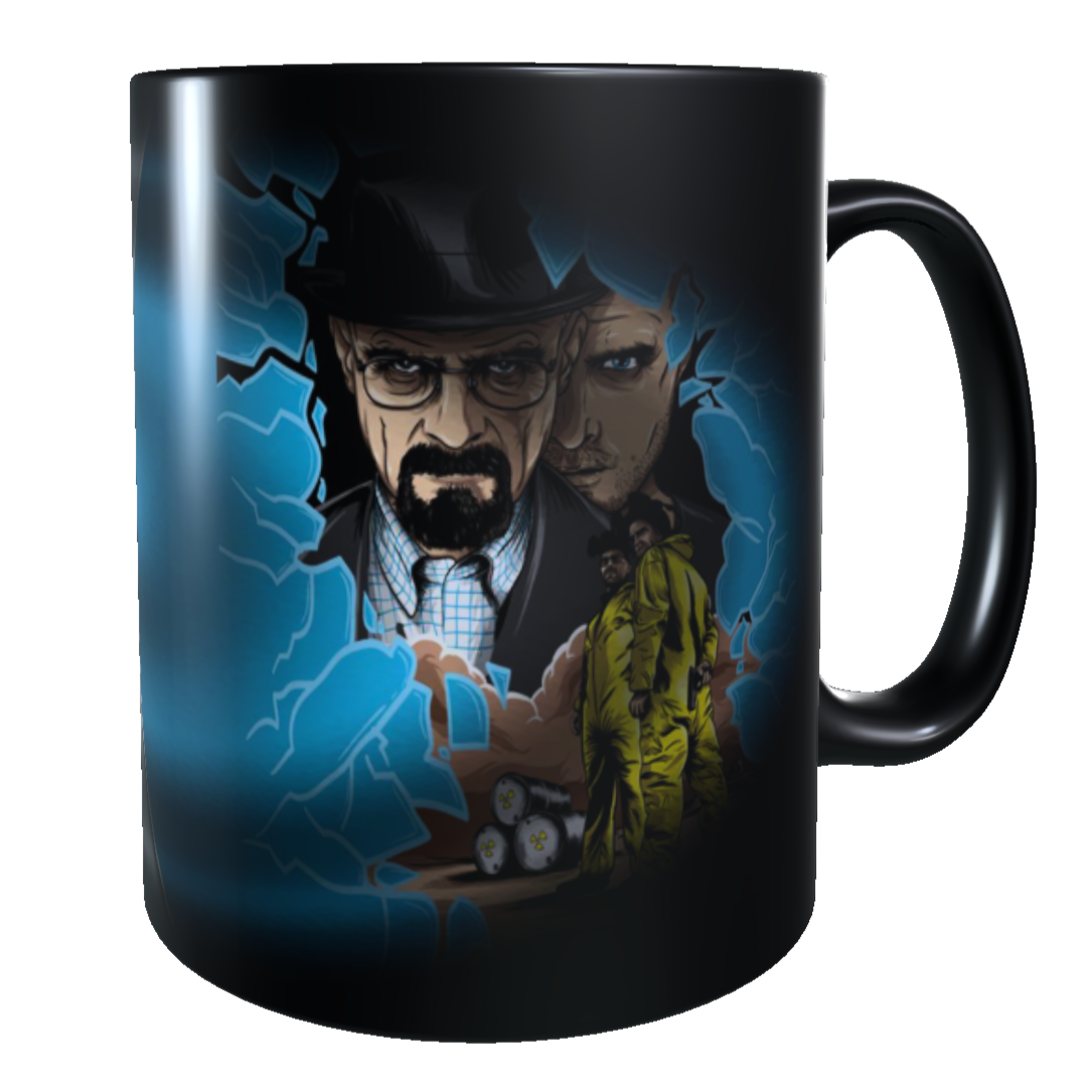 Taza - Tazón MAGICO Cambia Color -  Walter Y Jesse (Breaking Bad)