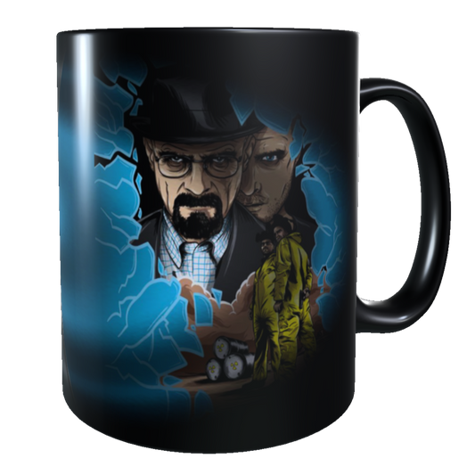 Taza - Tazón MAGICO Cambia Color -  Walter Y Jesse (Breaking Bad)