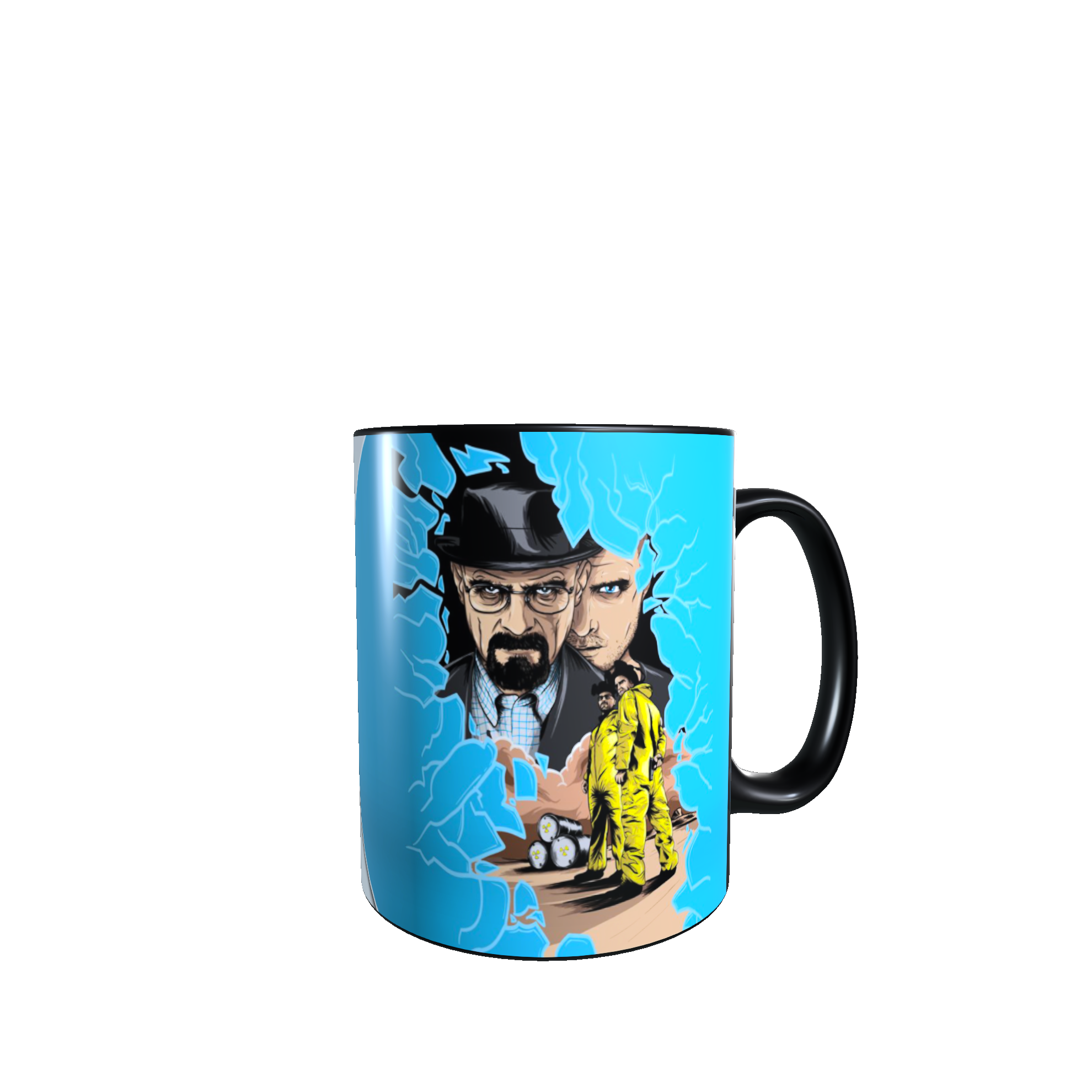 Taza - Tazón MAGICO Cambia Color -  Walter Y Jesse (Breaking Bad)