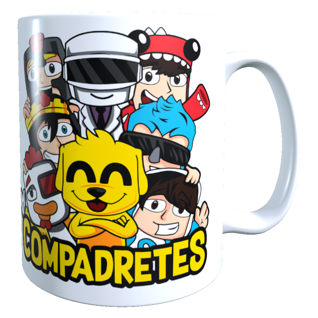 Taza - Tazón Mikecrack - Los Compas (Compadretes)