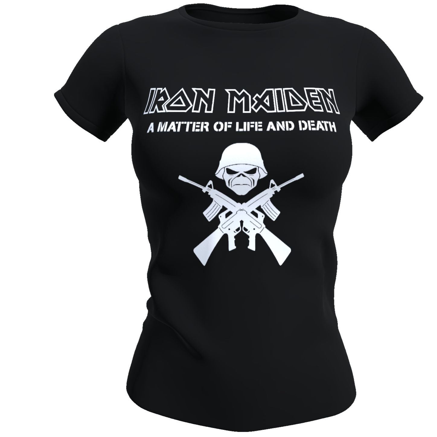 Polera Mujer Iron Maiden (100% Algodón)