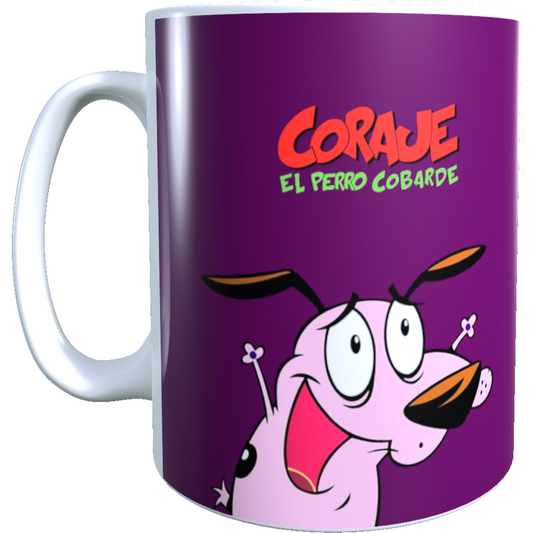 Taza - Tazón Coraje El Perro Cobarde