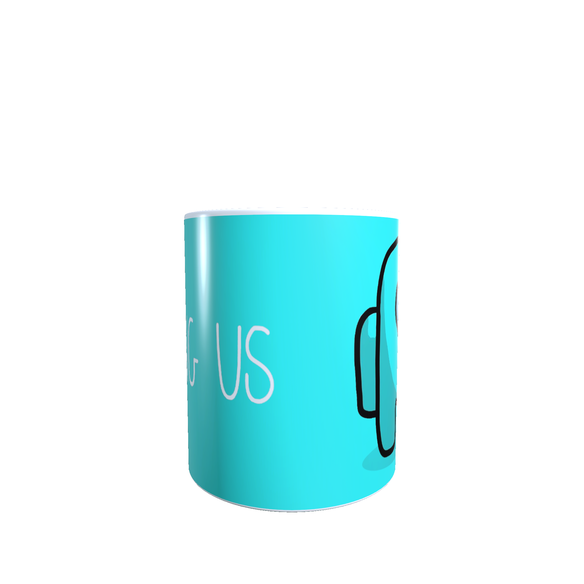 Taza - Tazón Among Us (Celeste)