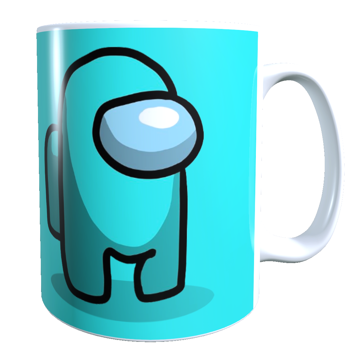 Taza - Tazón Among Us (Celeste)