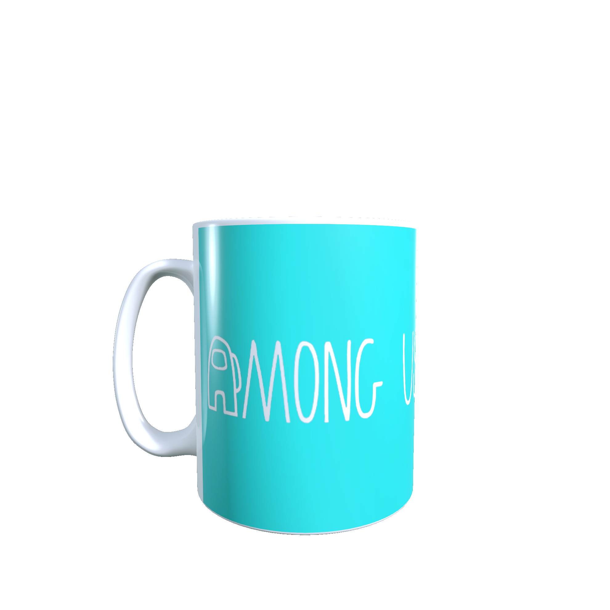 Taza - Tazón Among Us (Celeste)