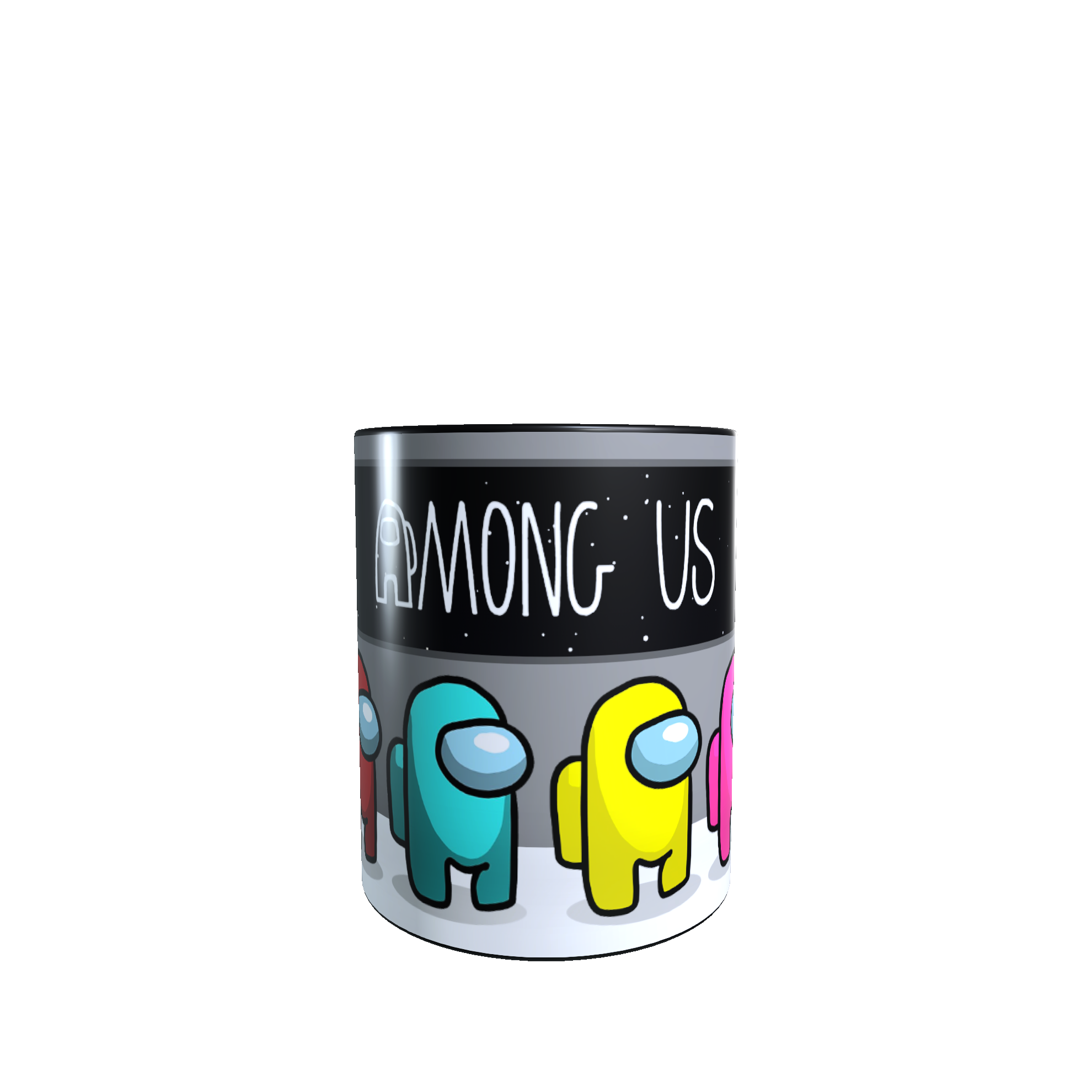 Taza - Tazón MAGICO Cambia Color - Among Us / Tripulantes