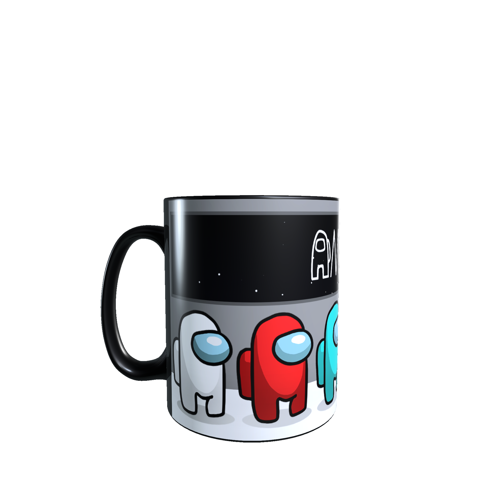 Taza - Tazón MAGICO Cambia Color - Among Us / Tripulantes