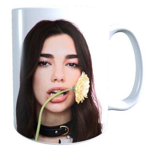 Taza  - Tazón Dua Lipa - New Rules (Con codigo Spotify)