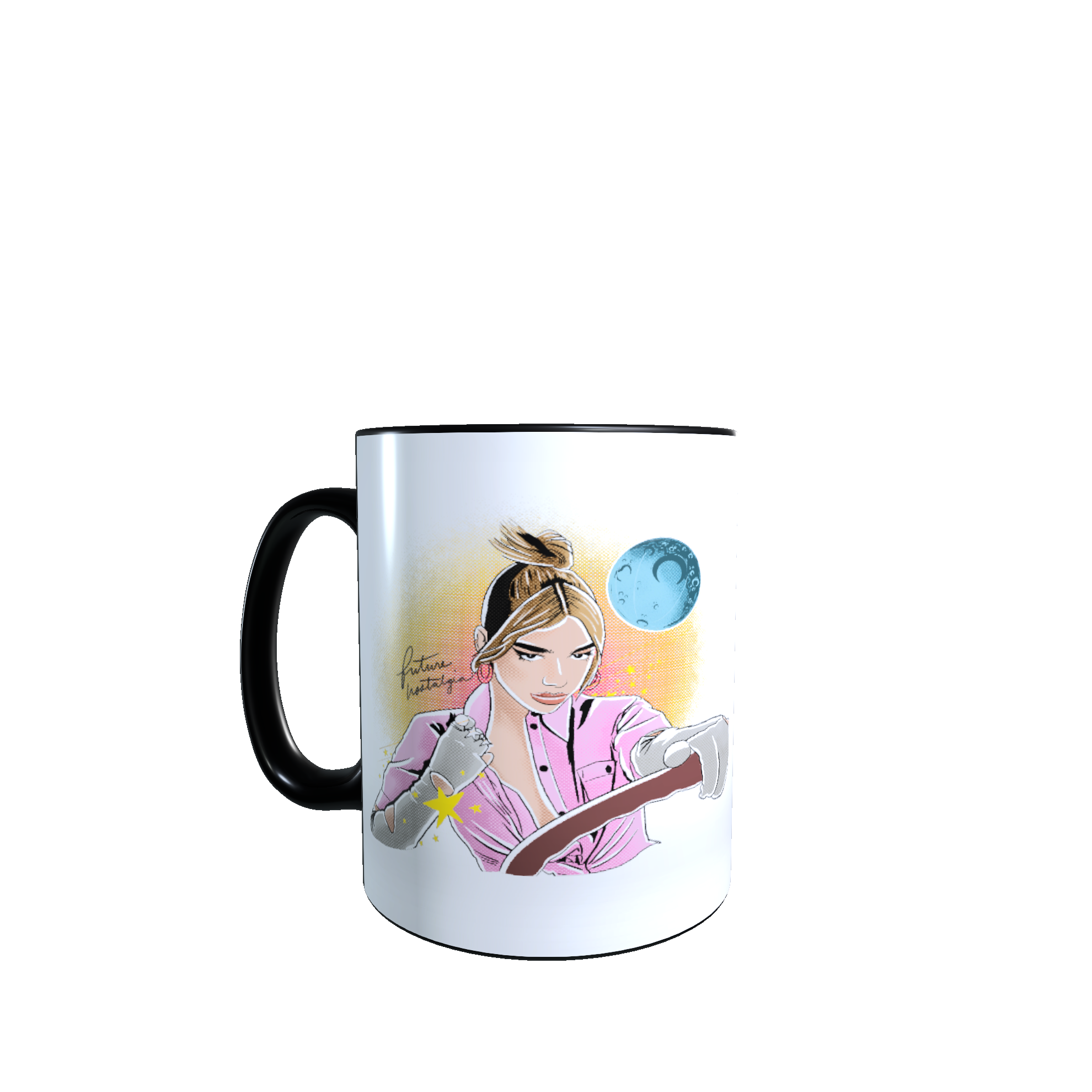 Taza  - Tazón MAGICO cambia color / Dua Lipa, Future Nostalgia
