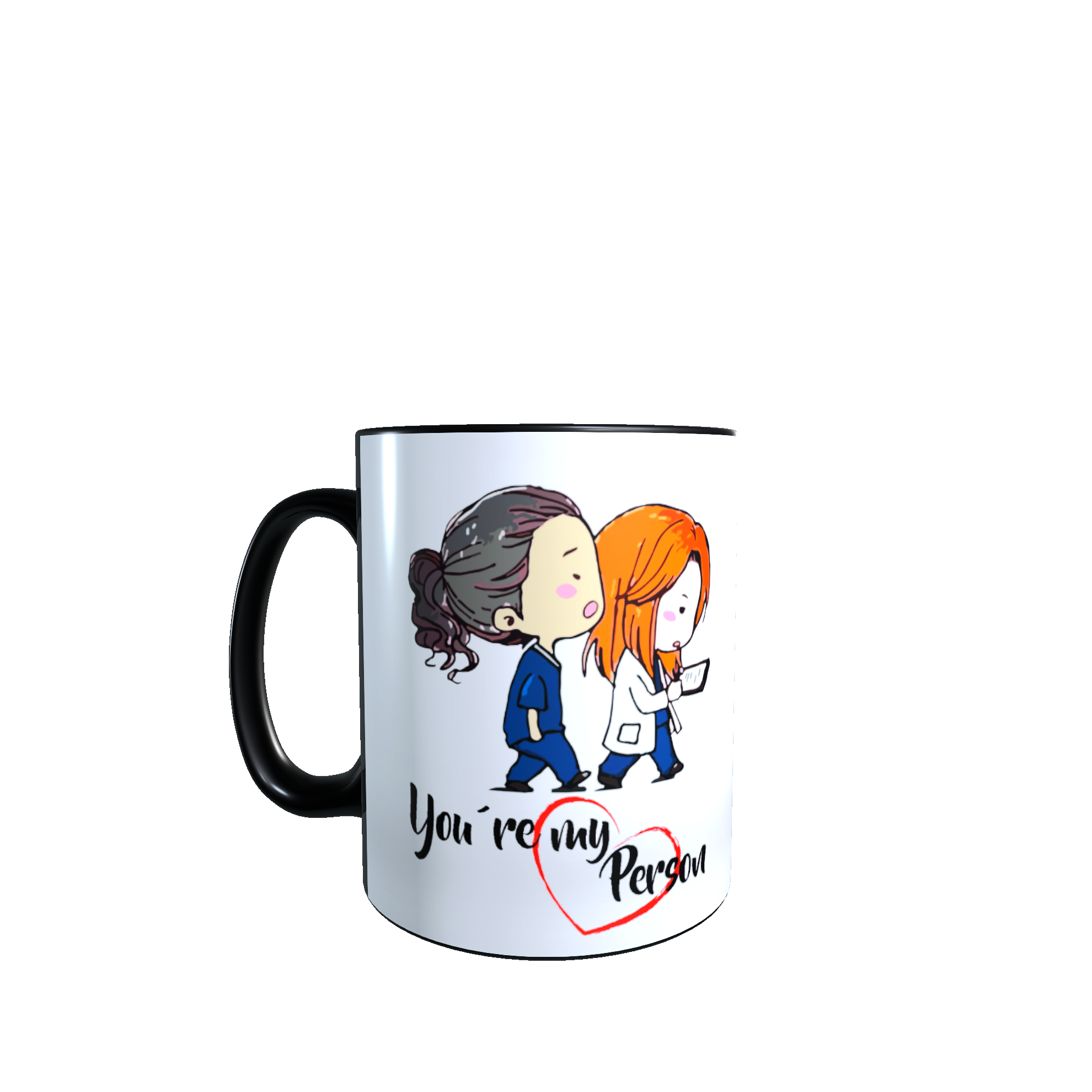 Taza - Tazón MAGICO Cambia Color -  Grey's Anatomy (You're my Person)