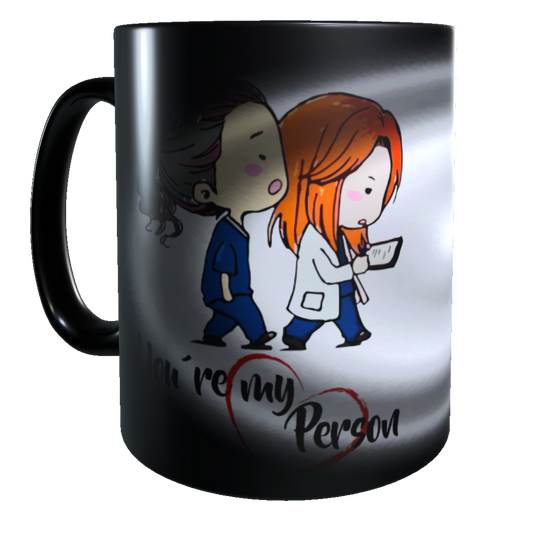 Taza - Tazón MAGICO Cambia Color -  Grey's Anatomy (You're my Person)